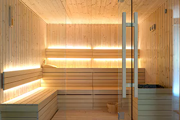 Modern Sauna Setup in Port Colborne, Ontario