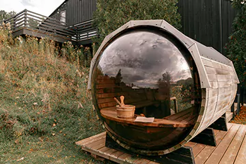 panoramic view sauna in Port Colborne, ON